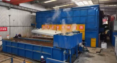 steel sections processing workshop